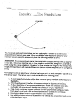 Pendulum (İncludes Sample Data)