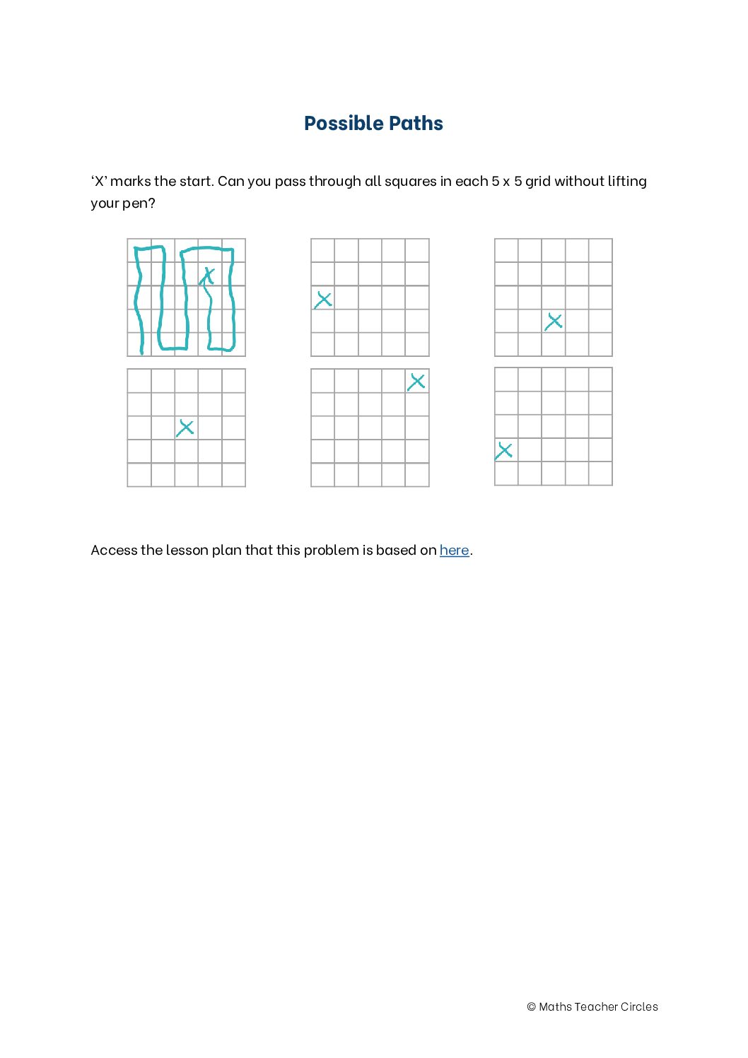 Possible Paths Mtc