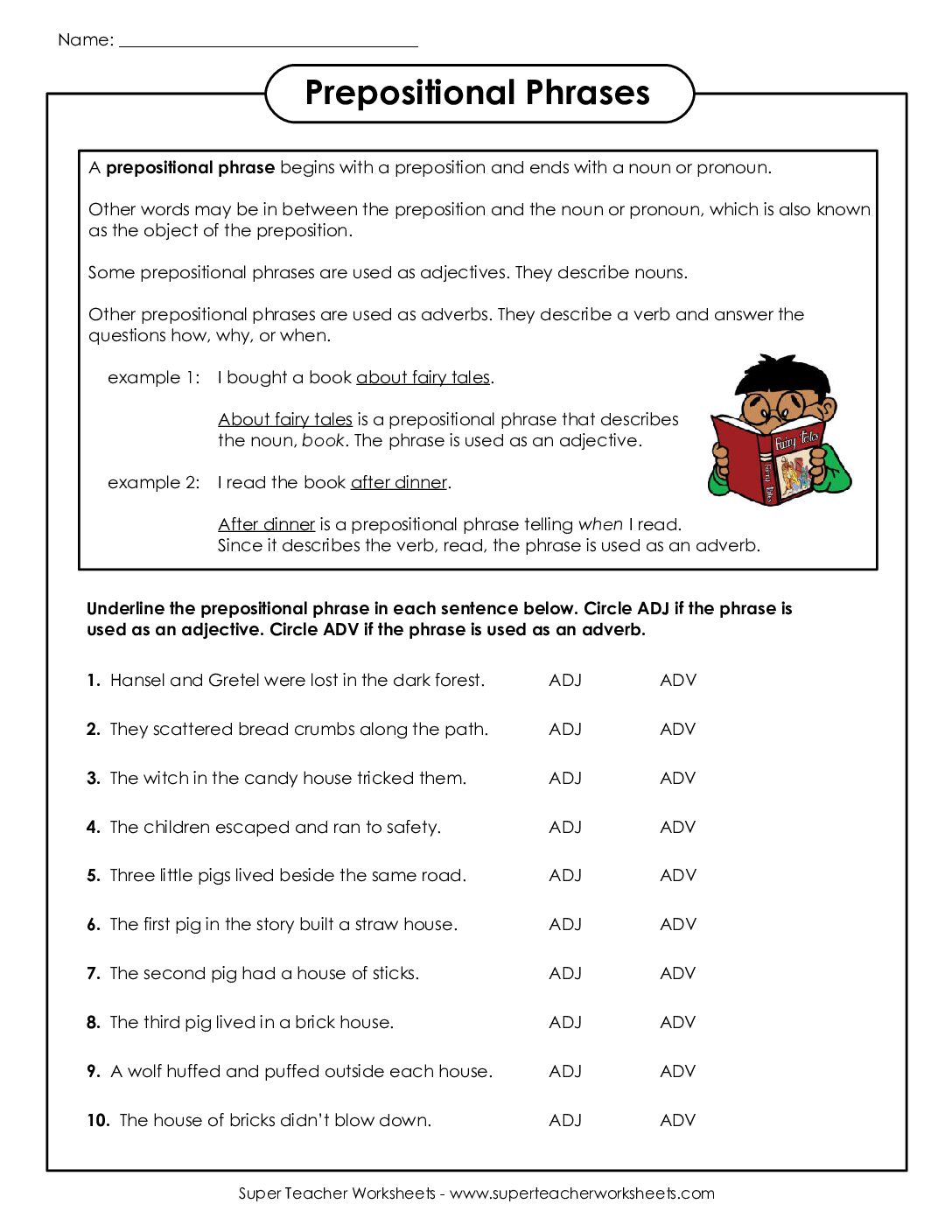 Prepositional Phrases Adjectives And Adverbs Adjad