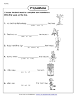 Prepositions Basic Wbztw