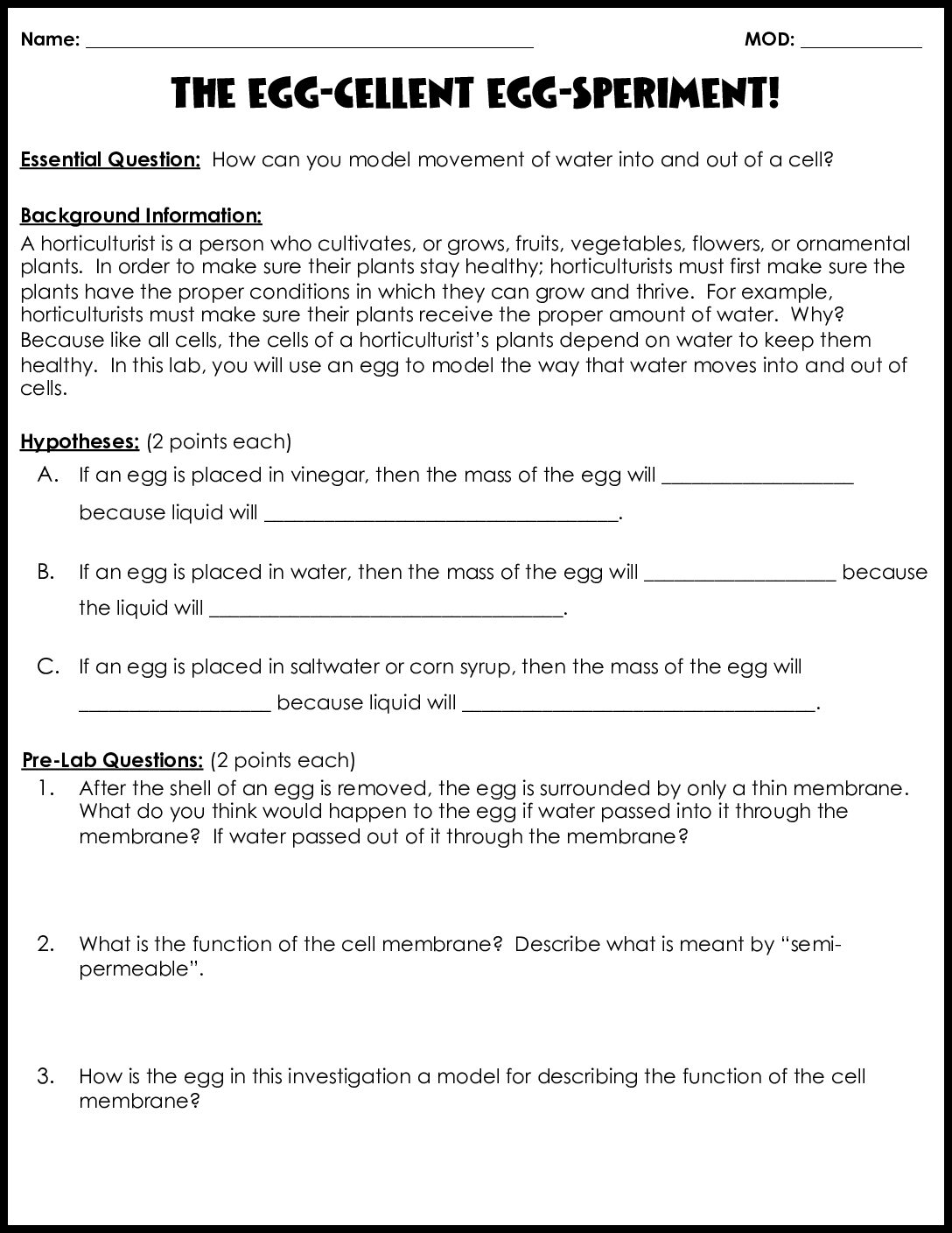 Q2Ca Egg Osmosis Lab