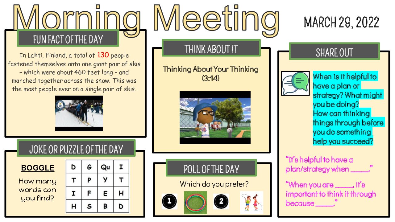 Quarter 4 Morning Meeting Slides