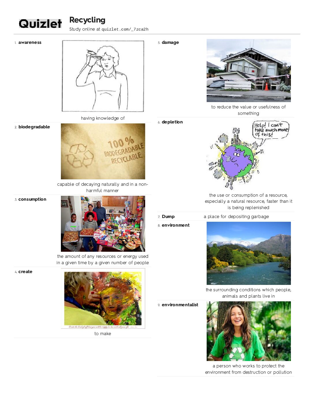 Quizlet Recycling With Pix (1)