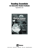 Reading Essentials An Interactive Student Textbook-Middle School Science