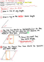 Rectangles And Rhombuses