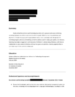 Resume To Review