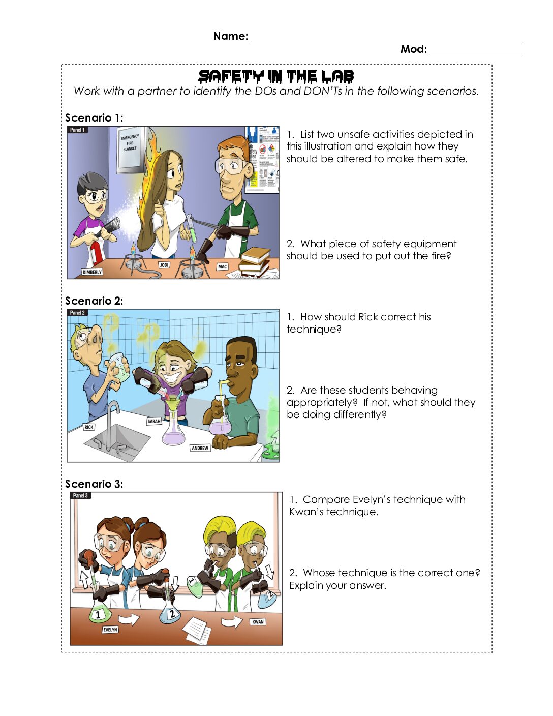 Safety İn The Lab Practice