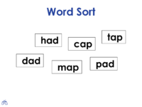 Template Word Sort With Word Cards