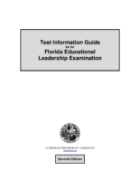 Test Information Guide For The Florida Educational Leadership Examination