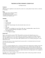 Thermoelectric Bridges Lesson Plan