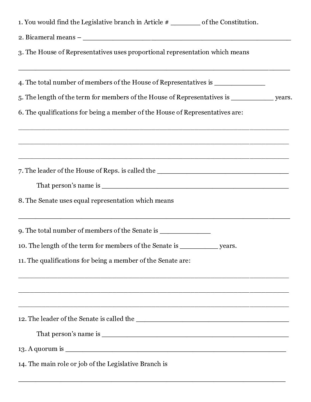 Tree Project Notetaking Sheet