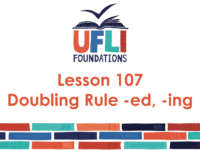 Uflı Foundations Lesson 107