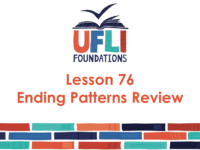 Uflı Foundations Lesson 76