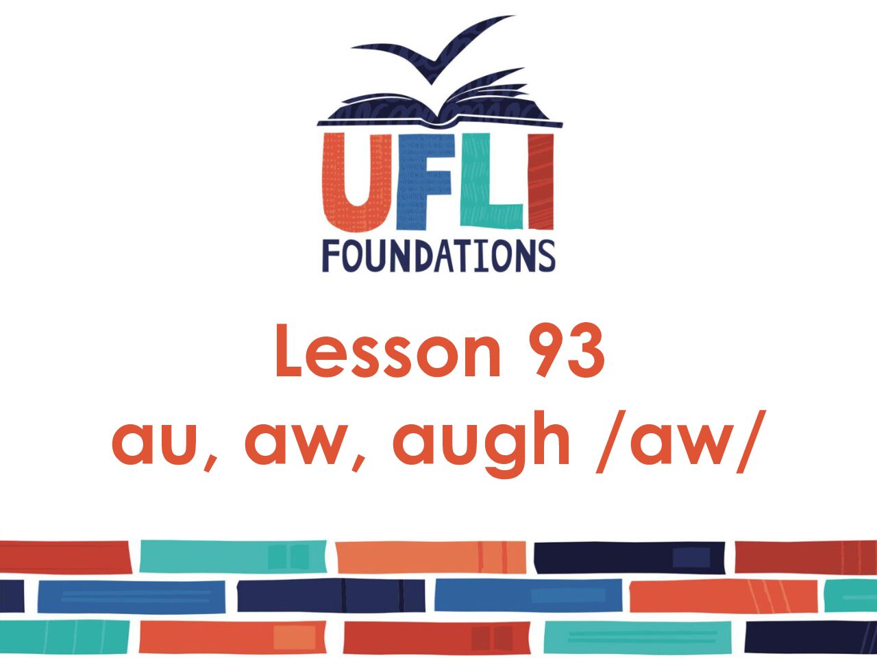 Uflı Foundations Lesson 93