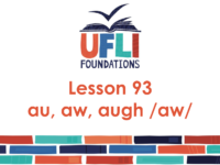 Uflı Foundations Lesson 93