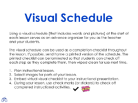 Uflı Visual Schedule Templates