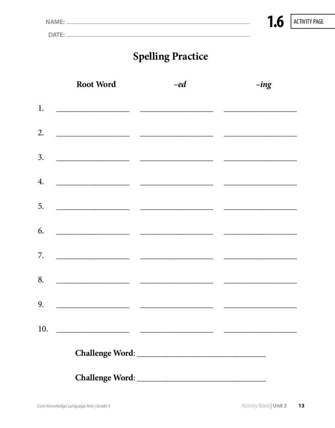 Unit 2 Grammar Pages