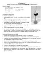 Weather 7Th Grade Instruments Dıy Dırectıons 231111 Susan Ross