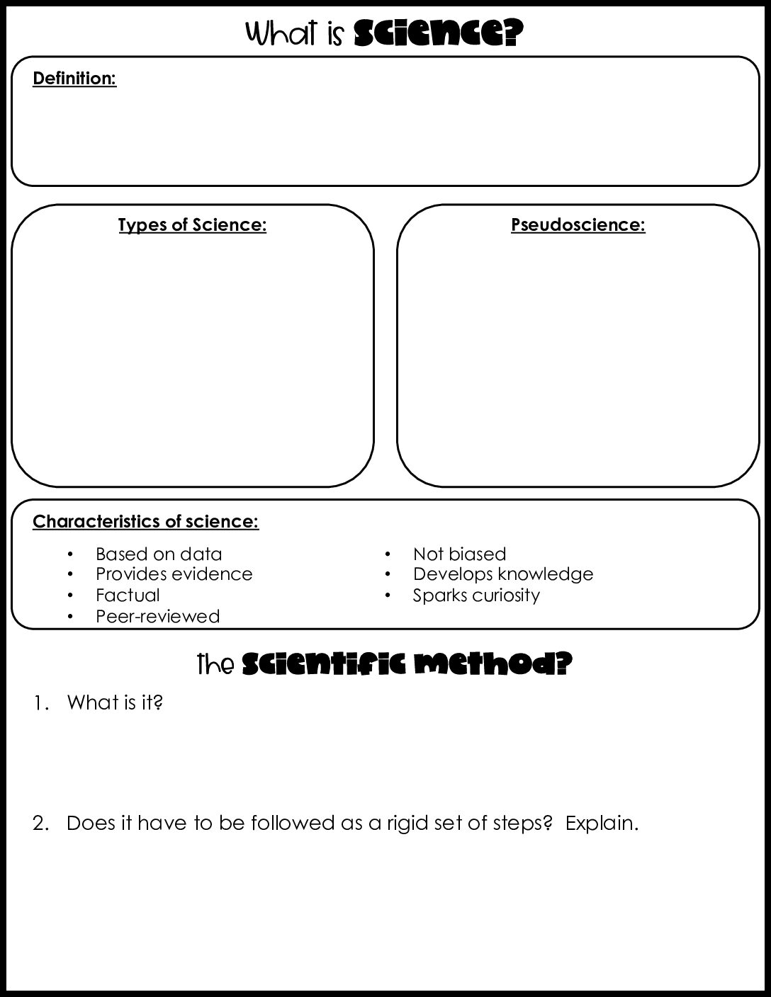 What İs Science And The Scientific Method V2