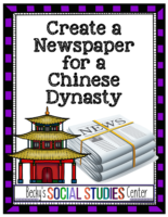 03 Ancient China Activity Project Create A Newspaper Project