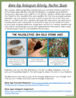 07 Stone Ages Activity Instagram Activity Google Slideshow