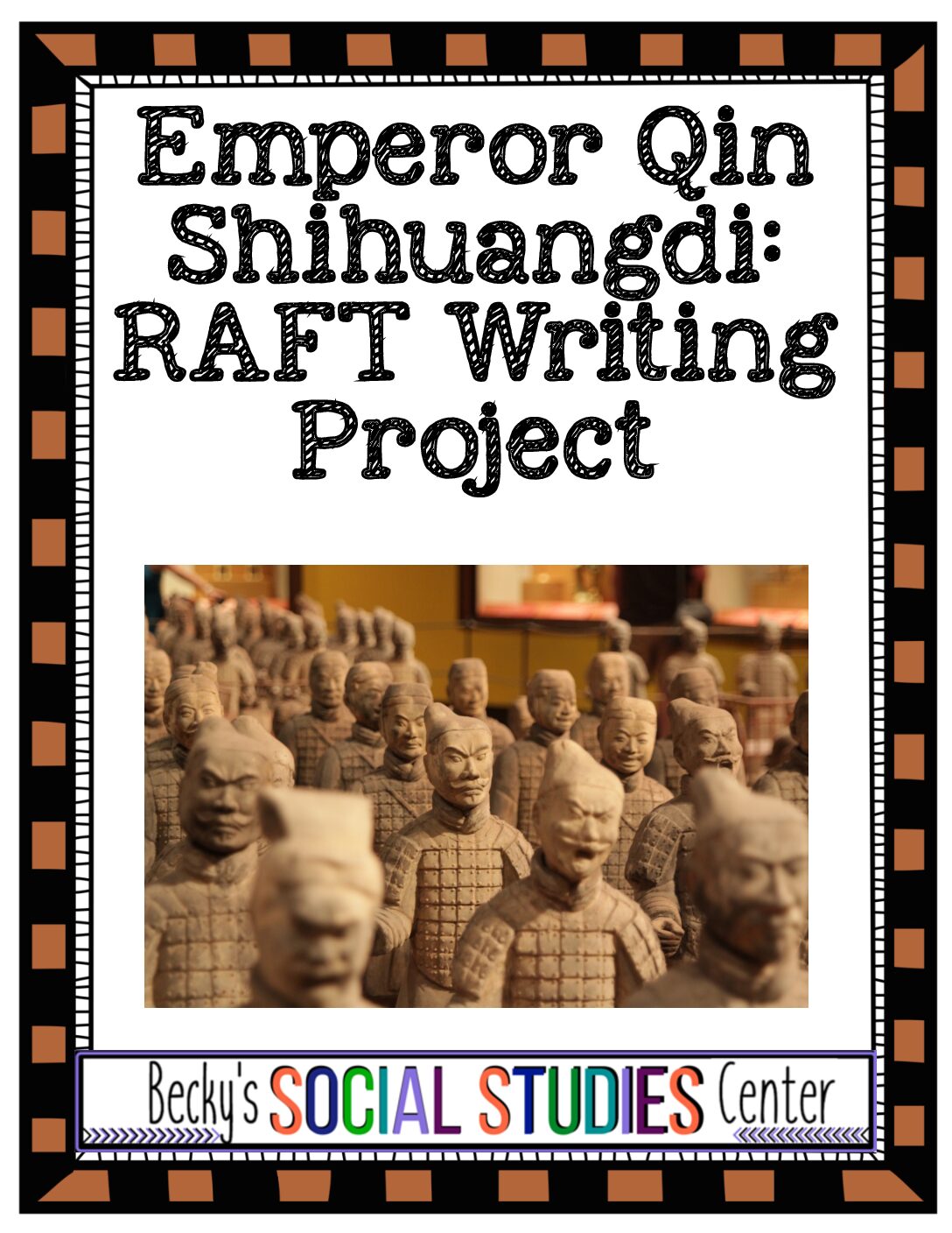 13 Qin Shihuangdi (Qin Shi Huang), First Emperor Of China Raft Writing Activity