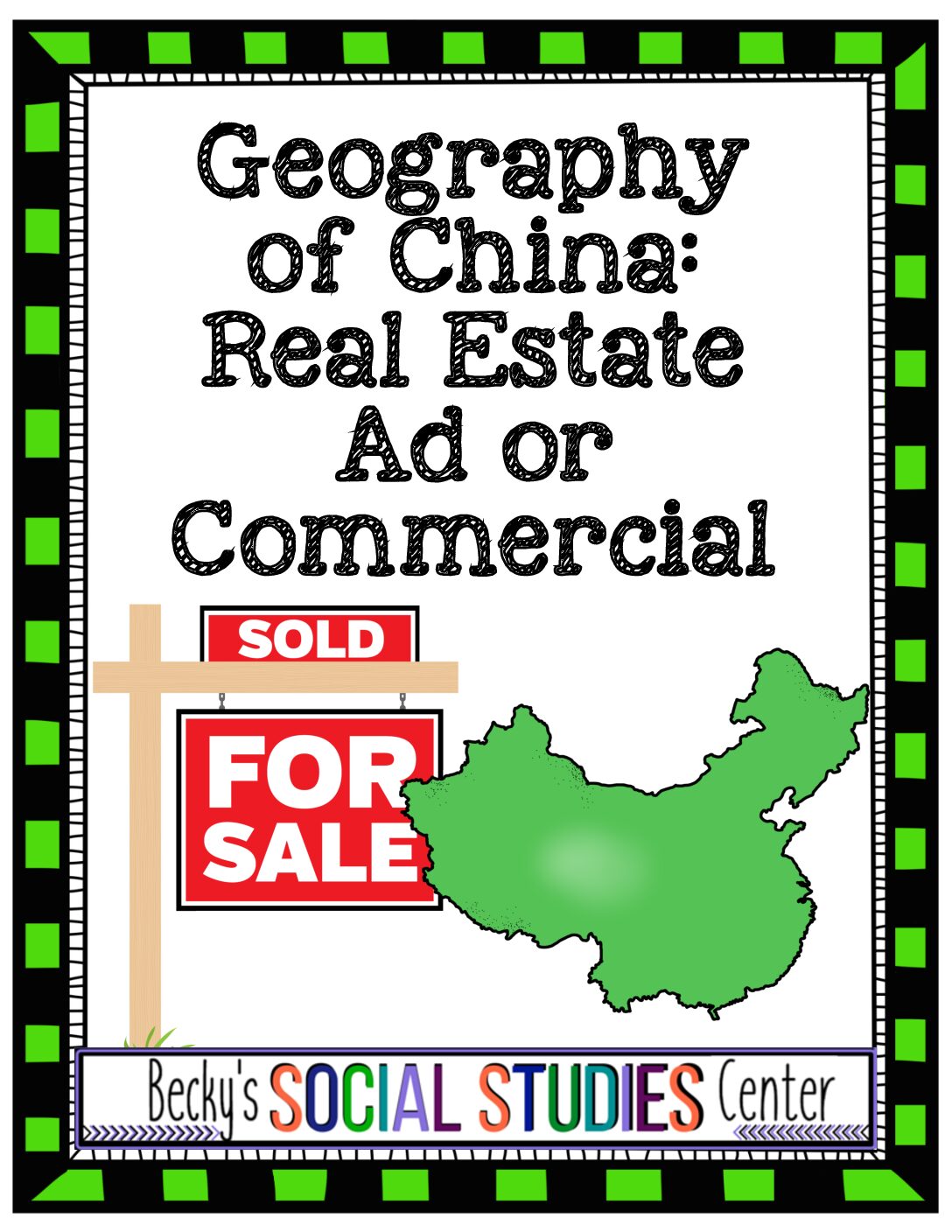 16 Geography Of China Activity Project Real Estate Ad Or Commercial