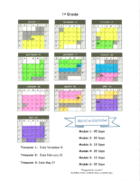 1St Grade Pacing Guide