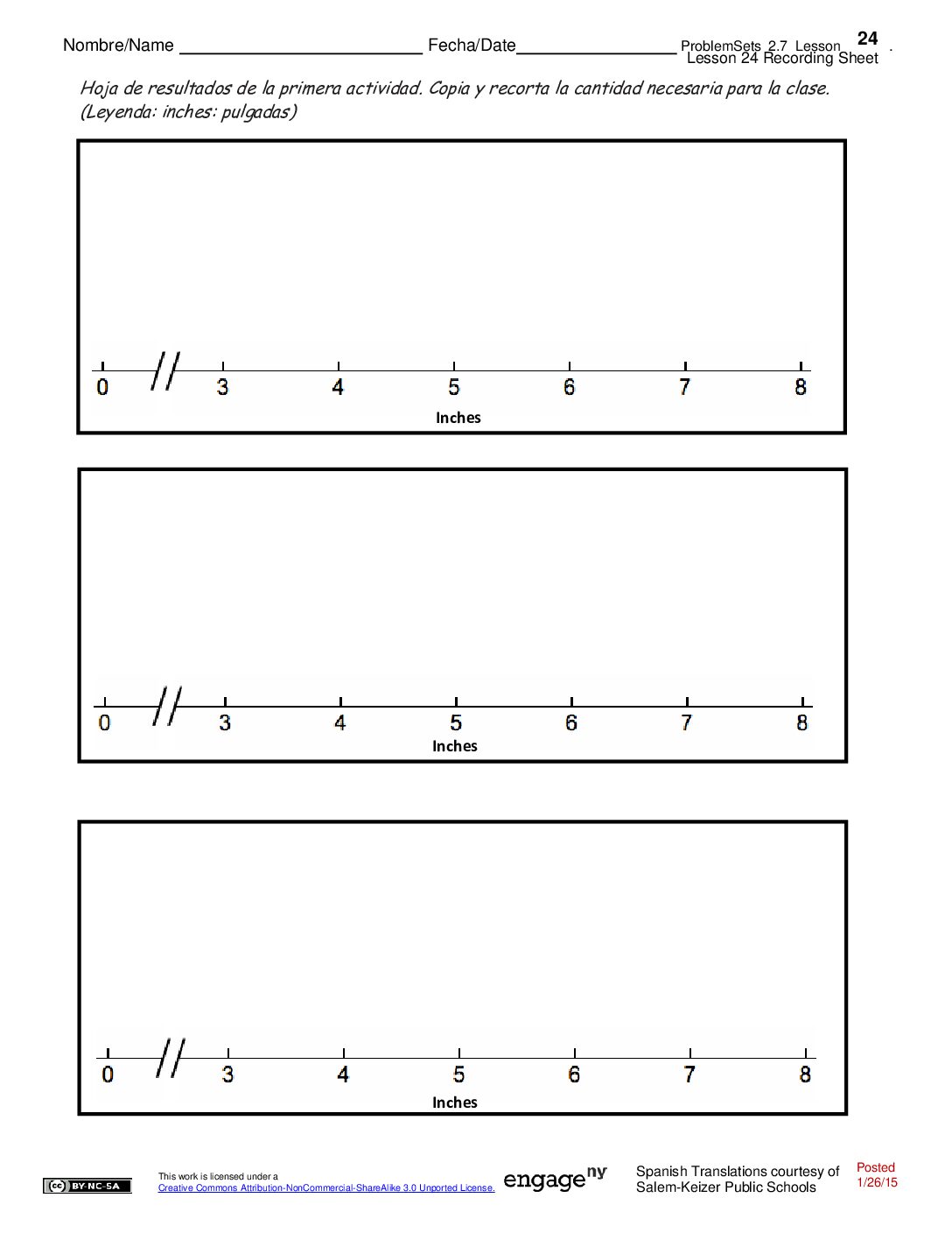 2 7 Lesson24Recordingsheet Sp