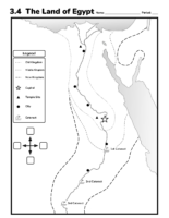 3.4 The Land Of Egypt Map