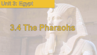 3.4 The Pharaohs