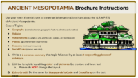 3.8 Ancient Mesopotamia Brochure Instructions