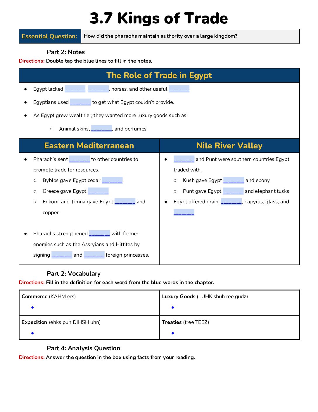 3.7 Kings Of Trade