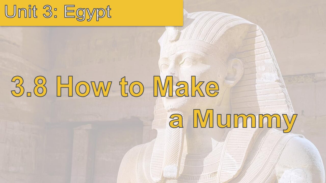 3.8 How To Make A Mummy