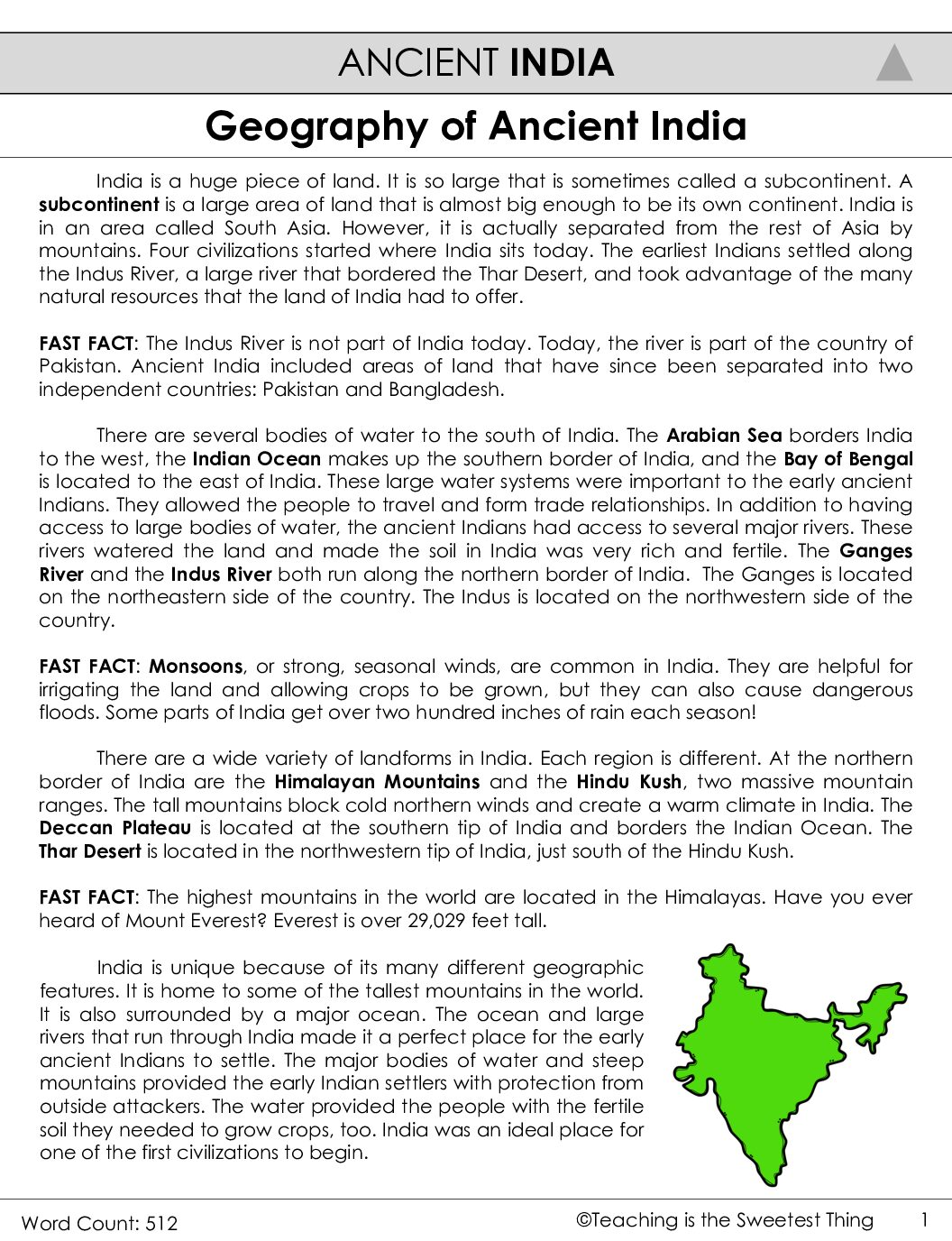 3M Geography Of Ancient India