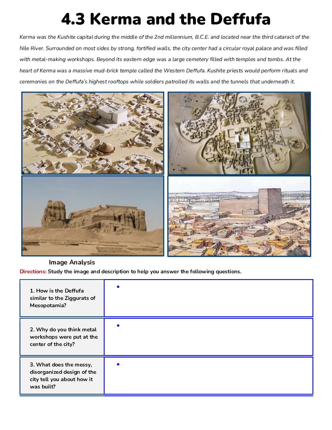 4.3 Kerma And The Deffufa