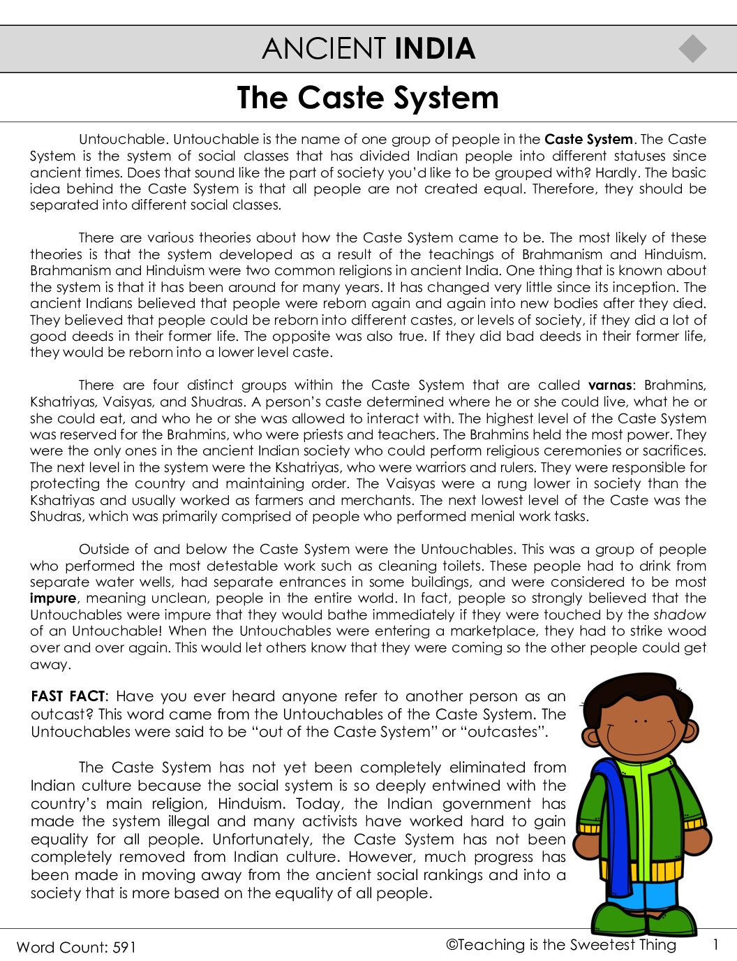 4H The Caste System