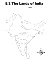 5.2 The Lands Of India Map