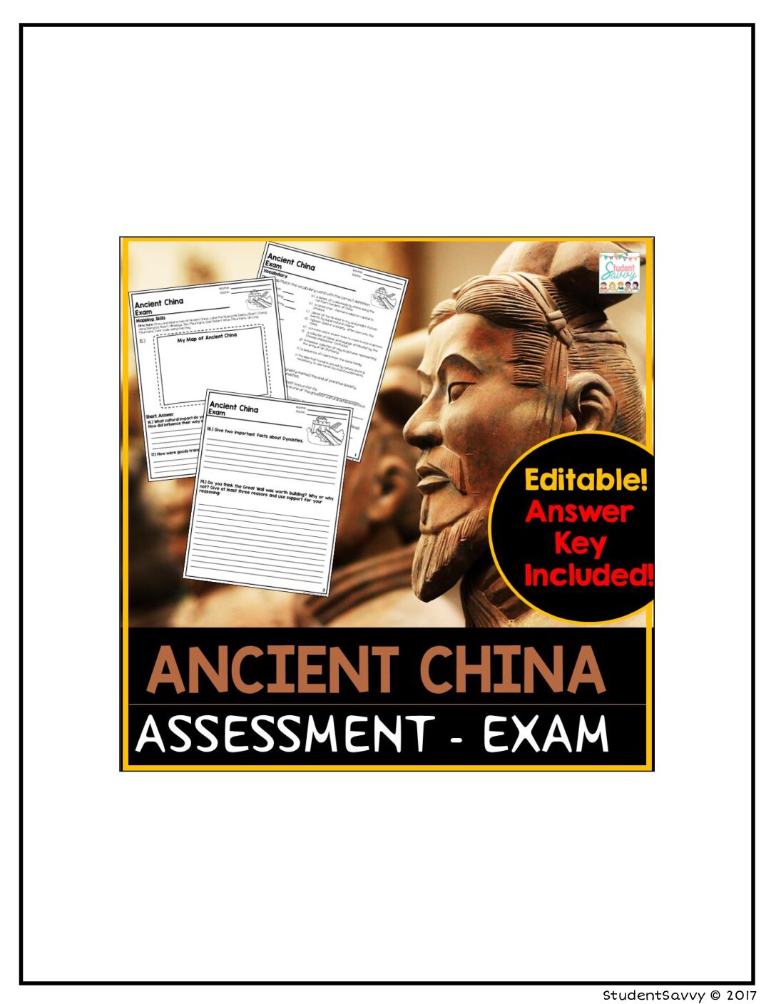 5 Ancient China Assessment Exam