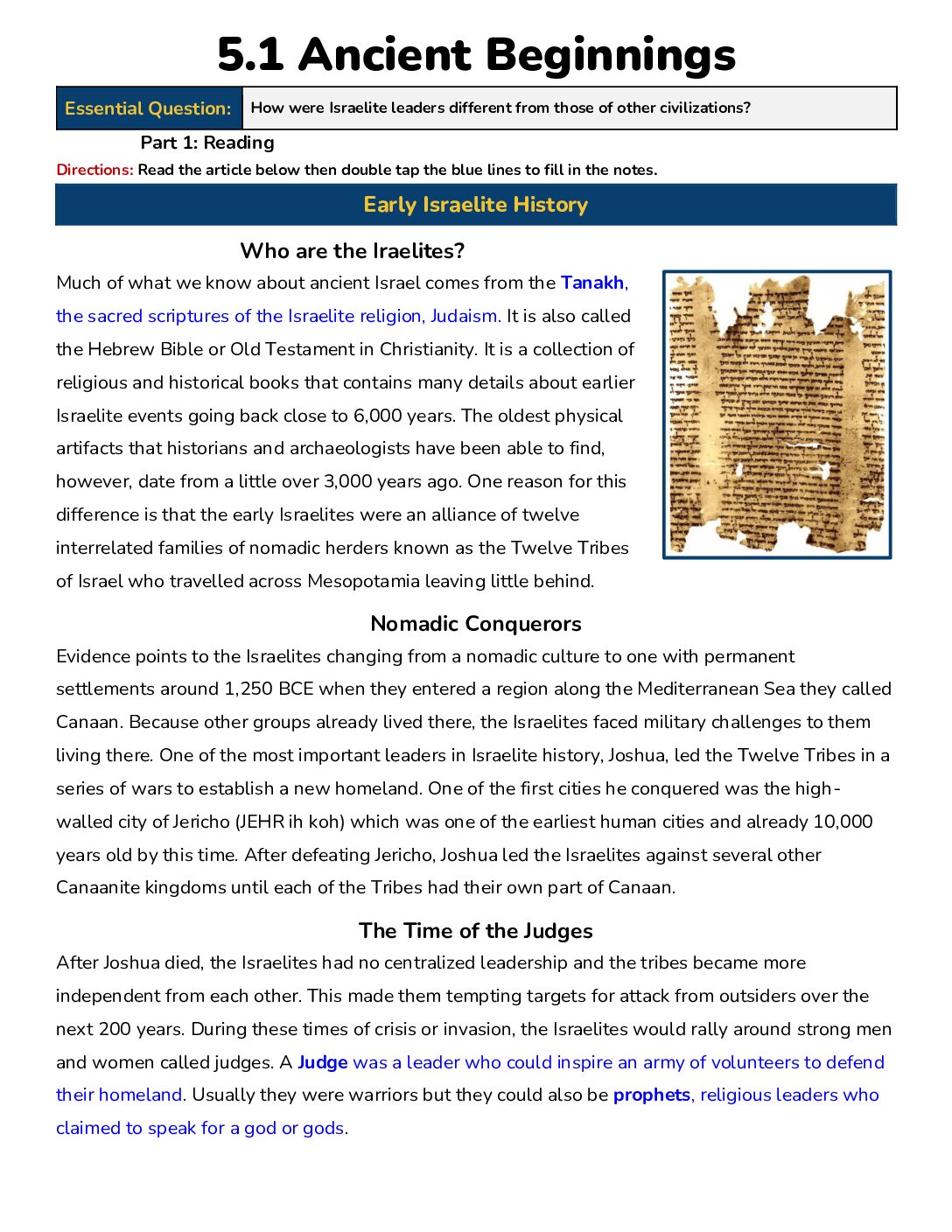 5.1 Ancient Beginnings (2)