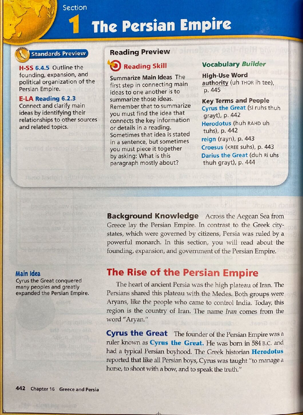 6.1 The Persian Empire (Reading)
