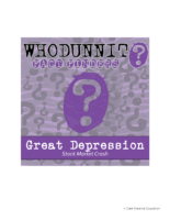 Additional Whodunnitgreatdepressionstockmarketcrashknowledgebuildingactivity