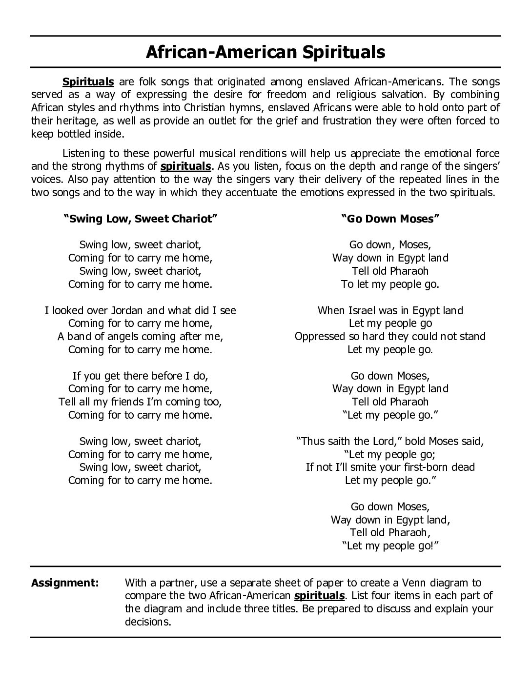 Africanamericanspirituals