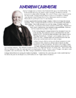 Andrew Carnegie Biography