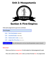 Answer Key Unit 2 Section 4 First Empires