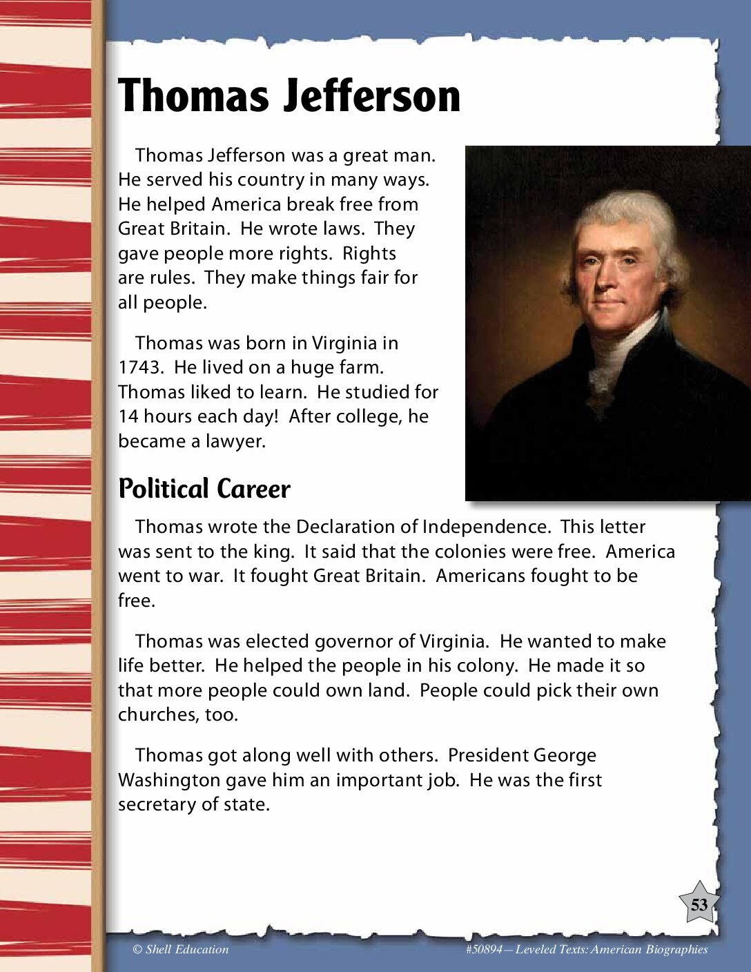 Bio Thomas Jefferson