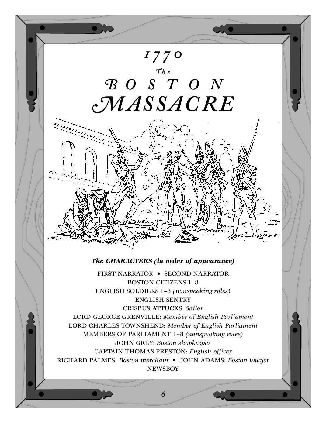 Boston Massacre Play Script