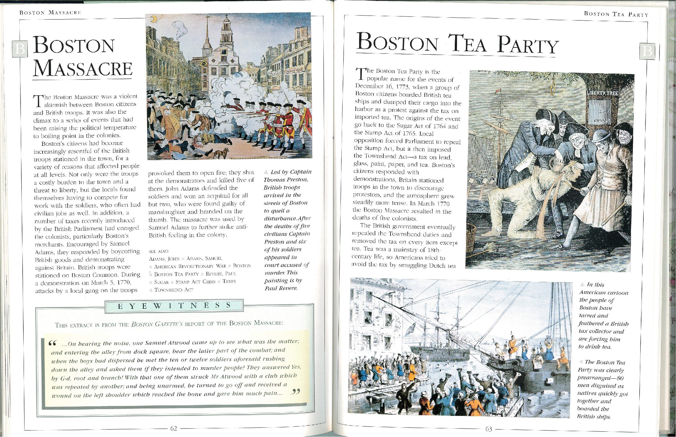 Boston Massacre Tea Party