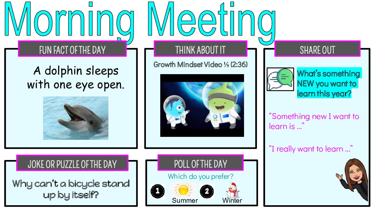 Bryan Quarter 1 Morning Meeting Slides