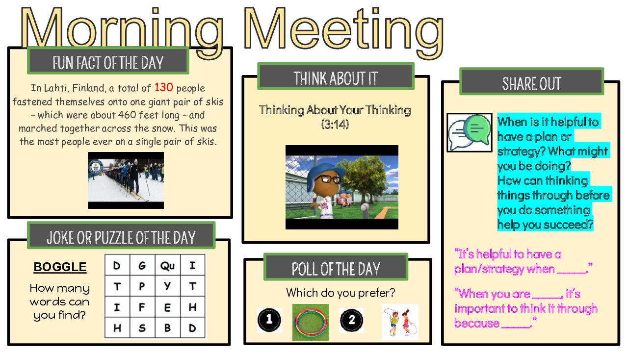 Bryan Quarter 4 Morning Meeting Slides